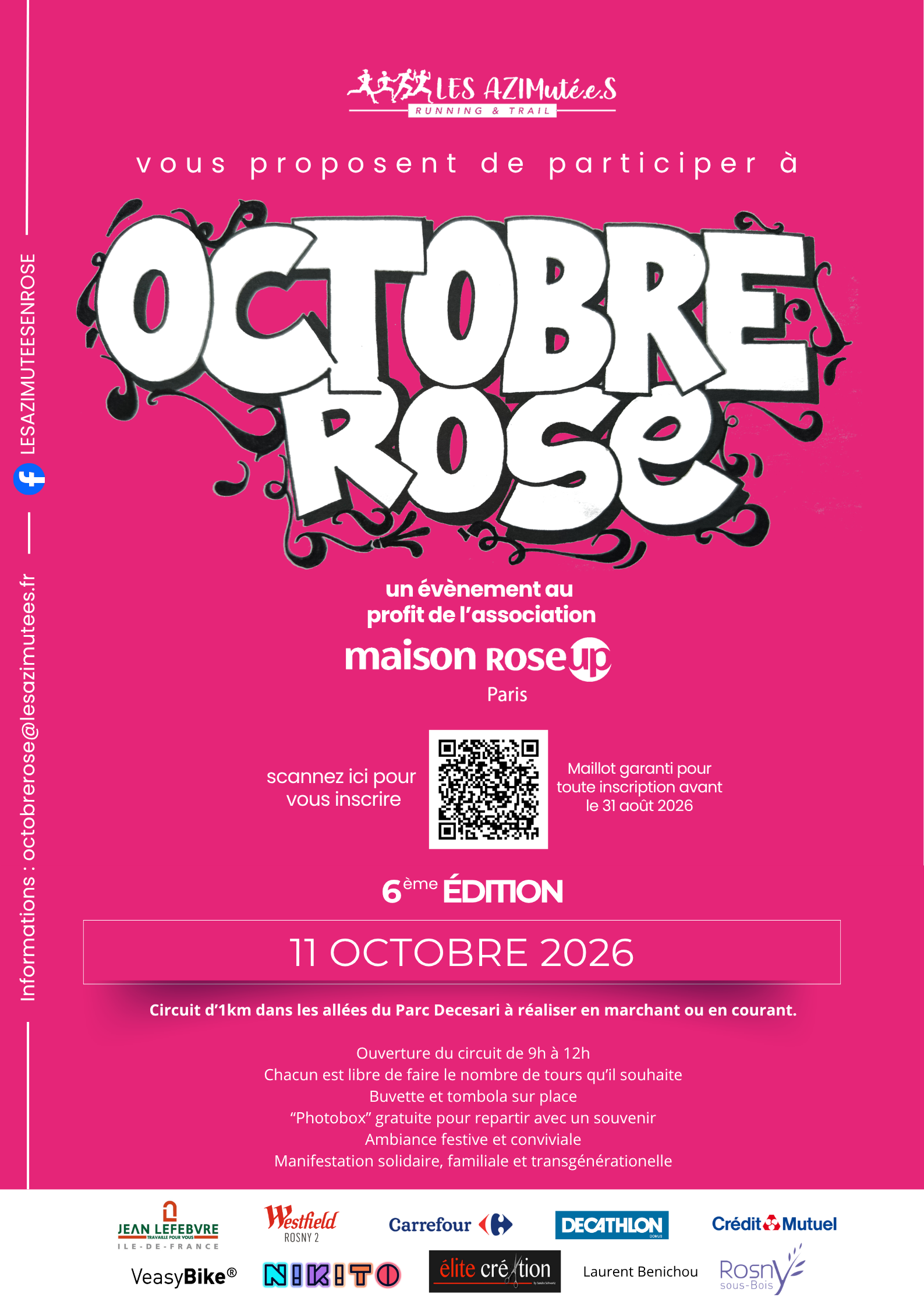 Affiche de octobre rose