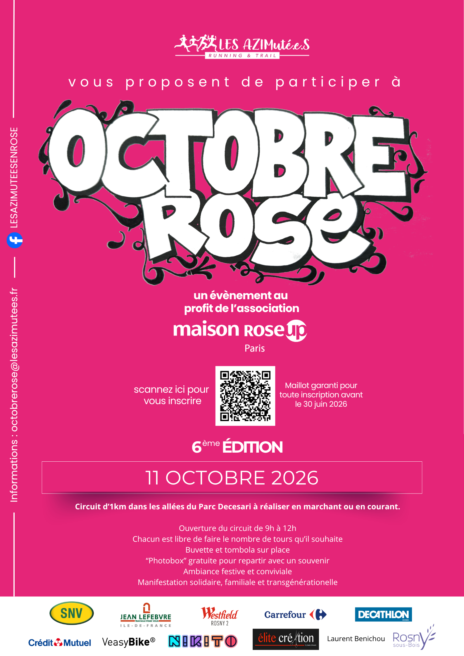 Affiche de octobre rose